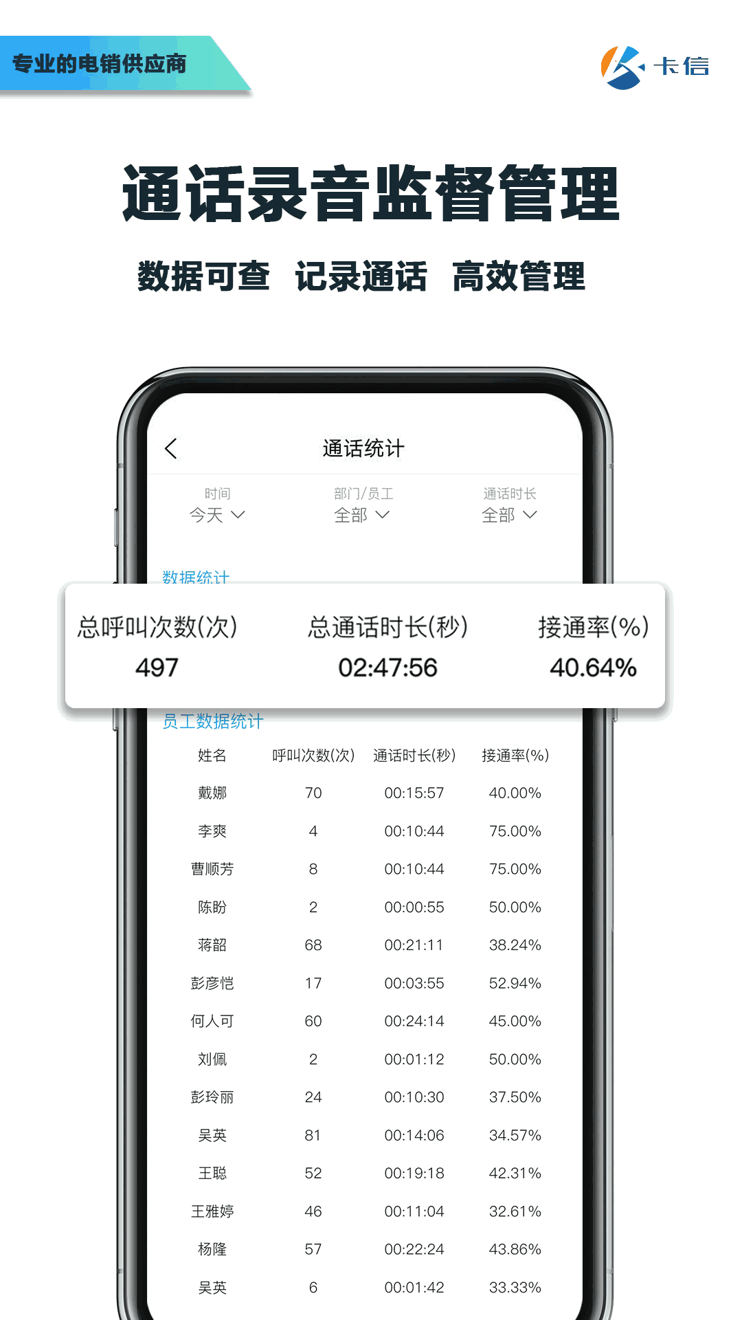 卡信电销外呼crm